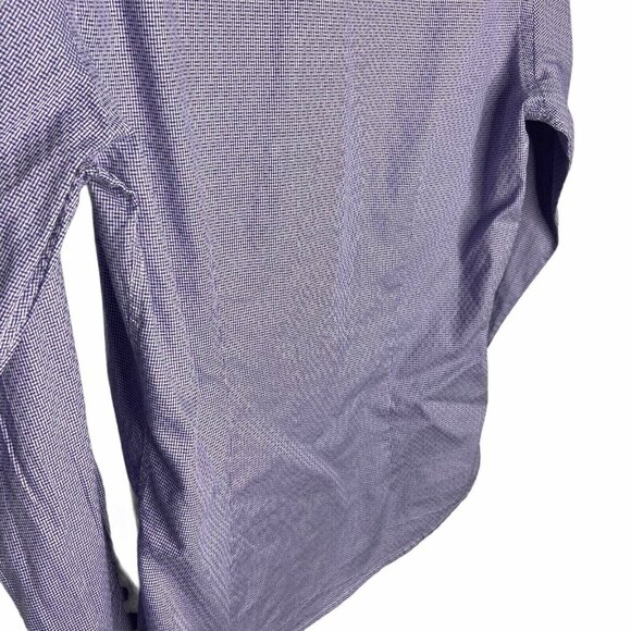 1 Like No Other London Button-up Mens Size 15(M) Purple Long Sleeve Casual Shirt - Picture 11 of 11